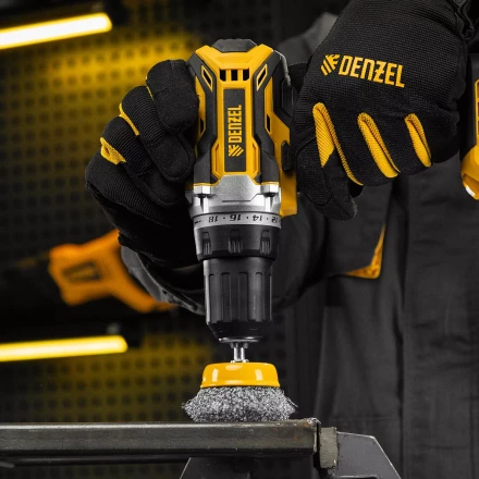 Щетка для дрели, 65 мм, Чашка, со шпилькой , нержавеющая витая проволока Denzel 744613 купить в Нижневартовске