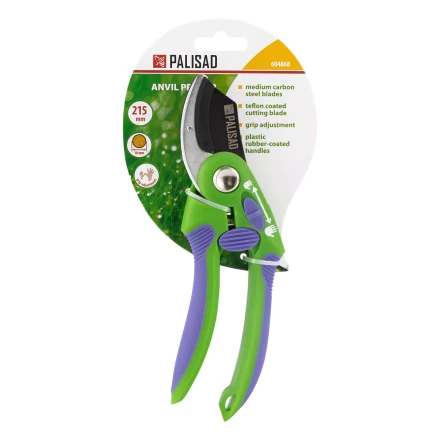 Секатор с наковальней Palisad 604868, регулировка захвата купить в Нижневартовске