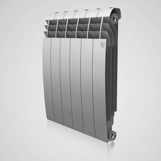 Радиатор Royal Thermo BiLiner 500 new/Silver Satin - 8 секций купить в Нижневартовске