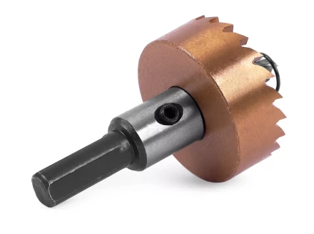 HSS-TiN коронка MESSER 30мм с центр. сверлом и толкающей пружиной для  лист. материала  до 2 мм ц/х купить в Нижневартовске