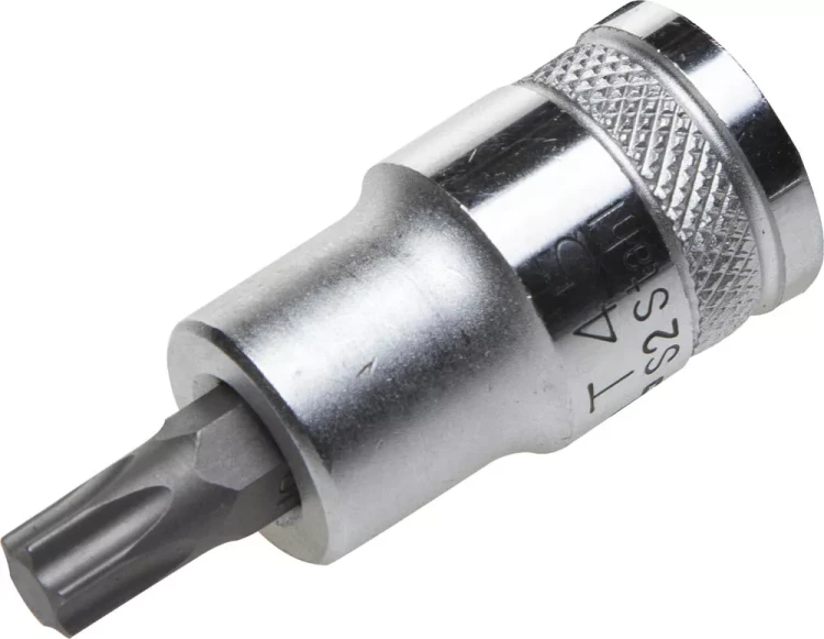 Торцовая бита-головка KRAFTOOL "INDUSTRIE QUALITAT", материал S2, TORX, сатинированная, 1/2", Т45 27905-45_z01 купить в Нижневартовске