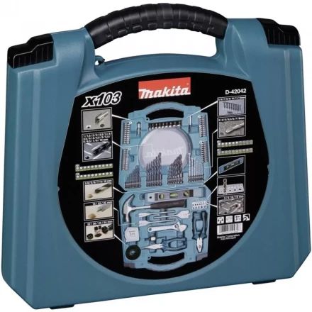 Универсальный набор Makita D-42042, 103 шт, в кейсе купить в Нижневартовске