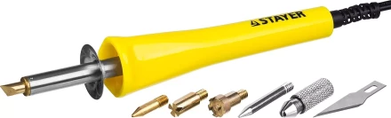Прибор STAYER "MASTER" для выжигания, пайки, резки с набором насадок, 6шт 45221 купить в Нижневартовске