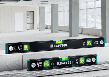 Профессиональный магнитныйй уровнь с зеркальным глазком KRAFTOOL 34785-150 купить в Нижневартовске