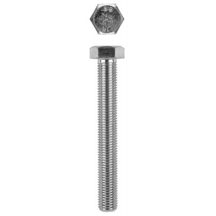 Болт с шестигранной головкой, DIN 933, кл. пр. 8.8, оцинкованный, M16x40мм, 50шт, KRAFTOOL 303074-16-040 303074-16-040 купить в Нижневартовске