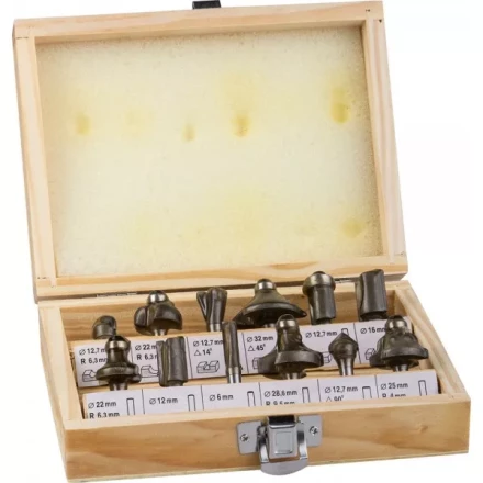 Набор STAYER Фрезы по дереву, 12шт 2992-H12 купить в Нижневартовске