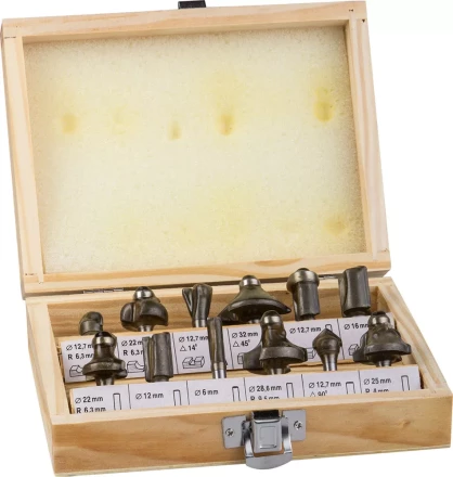 Набор STAYER Фрезы по дереву, 12шт 2992-H12 купить в Нижневартовске