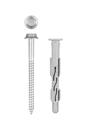 ЗУБР ФД-Ц 10x 100 мм, фасадный дюбель, нейлон/цинк, 50 шт (301455-100) купить в Нижневартовске