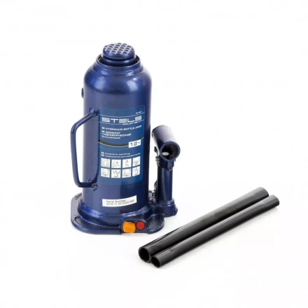 Домкрат гидравлический бутылочный 12 т h подъема 227-457 мм Stels 51167 купить в Нижневартовске