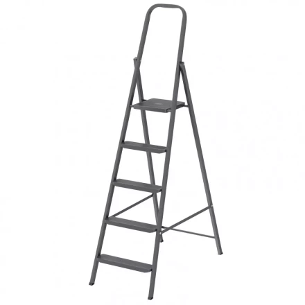 Стремянка 5 ступени компактная стальная Россия Сибртех 97945 купить в Нижневартовске