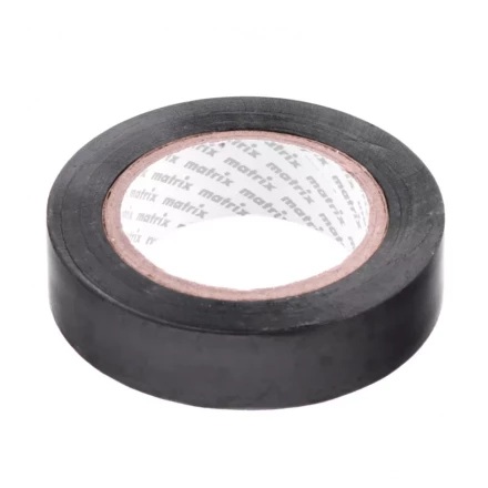 Изолента ПВХ 15 мм х 10 м черная 150 мкм Matrix 88771 купить в Нижневартовске