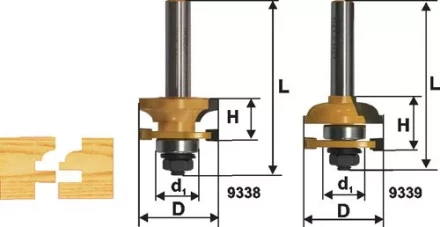 Набор фрез комб рамочных хв 12мм 9341 купить в Нижневартовске