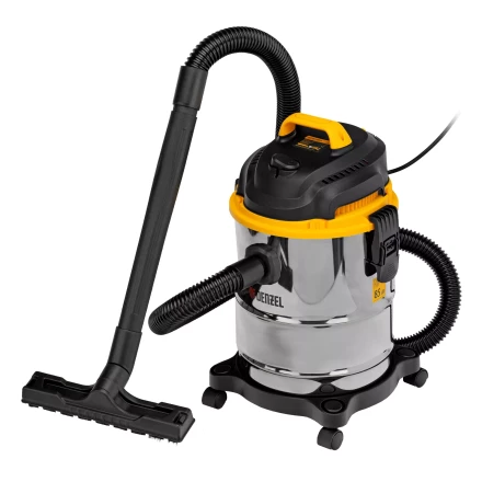 Пылесос строительный Denzel 28201 SVC15, 1200 Вт, бак 15 л, шланг 2 м купить в Нижневартовске