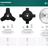 ЗУБР НТ-4, 255 мм, 4T, нож для триммера (71145) купить в Нижневартовске