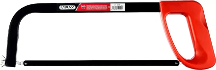 Ножовка по металлу MIRAX, пластиковая рукоятка, металлическая усиленная рамка, 300 мм 1573_z01 купить в Нижневартовске