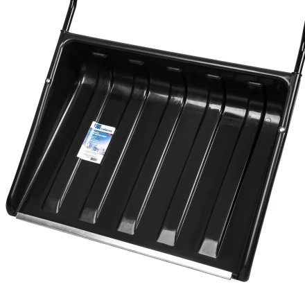 Движок для уборки снега пластиковый, 700х550х1470 мм, стальная рукоятка, Сибртех 61643 купить в Нижневартовске