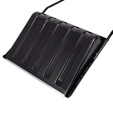 Движок для уборки снега пластиковый, 700х550х1470 мм, стальная рукоятка, Сибртех 61643 купить в Нижневартовске