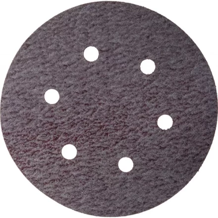 Круг шлифовальный URAGAN "Универсальный с покрытием стеарата цинка" на липучке, 6 отверстий, P320, 150мм, 5шт 907-43113-320-05 купить в Нижневартовске