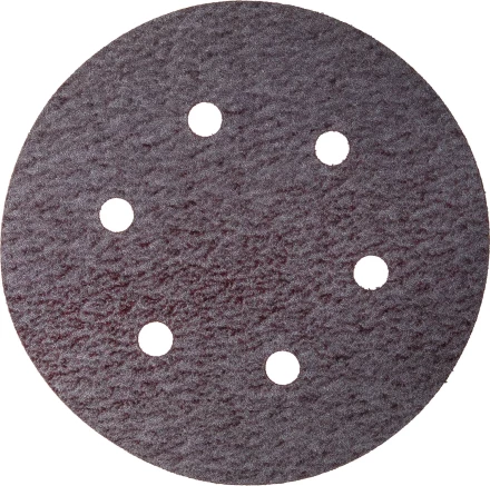 Круг шлифовальный URAGAN "Универсальный с покрытием стеарата цинка" на липучке, 6 отверстий, P320, 150мм, 5шт 907-43113-320-05 купить в Нижневартовске