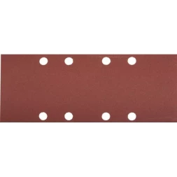 Лист шлифовальный ЗУБР &quot;МАСТЕР&quot;, 8 отверстий, для ПШМ на зажимах, Р180, 93х230мм, 5шт 35591-180