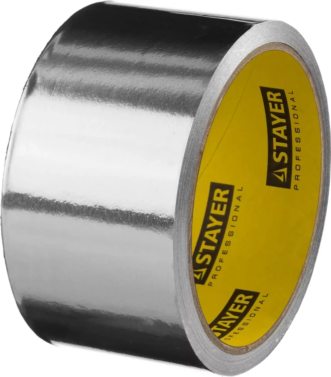 Алюминиевая лента, STAYER Professional 12268-50-10, до 120°С, 50мкм, 50мм х 10м 12268-50-10 купить в Нижневартовске