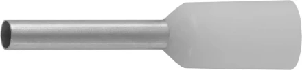 Наконечник СВЕТОЗАР штыревой, изолированный, для многожильного кабеля, белый, 0,75 мм2, 25шт 49400-07 купить в Нижневартовске