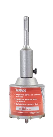 Коронка SDS+ ф68 мм по кирпичу в сборе VMX 511047 купить в Нижневартовске