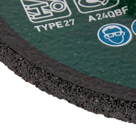 Круг шлифовальный по металлу Сибртех, 125 х 6 х 22.2 мм, 9%WA+75%A+16%B, 744007 купить в Нижневартовске