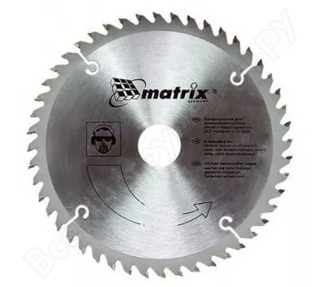 Пильный диск по дереву 185 х 20мм 24 зуба + кольцо 16/20  MATRIX  Professional 73223 купить в Нижневартовске