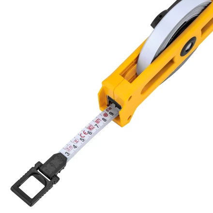 Рулетка геодезическая Denzel 20 м х 13 мм, открытый корпус, металлическая лента, 31490 купить в Нижневартовске