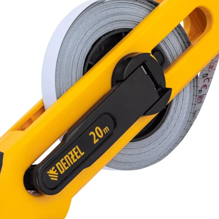 Рулетка геодезическая Denzel 20 м х 13 мм, открытый корпус, металлическая лента, 31490 купить в Нижневартовске