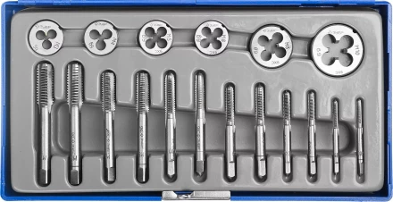 Набор ЗУБР "МАСТЕР" с металлорежущим инструментом, в пластиковом боксе 18 предметов 28120-H18 купить в Нижневартовске