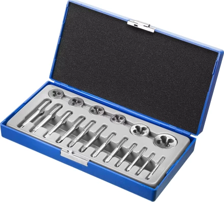 Набор ЗУБР "МАСТЕР" с металлорежущим инструментом, в пластиковом боксе 18 предметов 28120-H18 купить в Нижневартовске