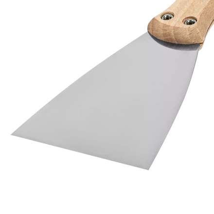 Шпательная лопатка из нержавеющей стали, 80 мм, буковая рукоятка, EFP Matrix 85615 купить в Нижневартовске