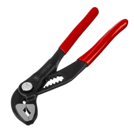 Клещи переставные 180 мм Matrix, кнопочный механизм, хром-ванадий, обливные рукоятки 17925 купить в Нижневартовске