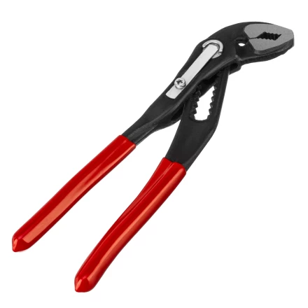 Клещи переставные 180 мм Matrix, кнопочный механизм, хром-ванадий, обливные рукоятки 17925 купить в Нижневартовске