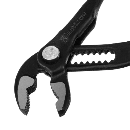 Клещи переставные 180 мм Matrix, кнопочный механизм, хром-ванадий, обливные рукоятки 17925 купить в Нижневартовске