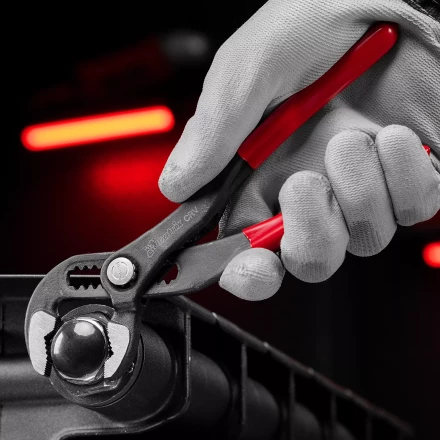 Клещи переставные 180 мм Matrix, кнопочный механизм, хром-ванадий, обливные рукоятки 17925 купить в Нижневартовске