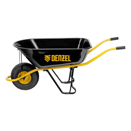 Тачка строительная Denzel 689965, усиленная, объем 130 л, 230 кг, колесо 15х6.00-6 купить в Нижневартовске