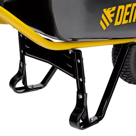 Тачка строительная Denzel 689965, усиленная, объем 130 л, 230 кг, колесо 15х6.00-6 купить в Нижневартовске