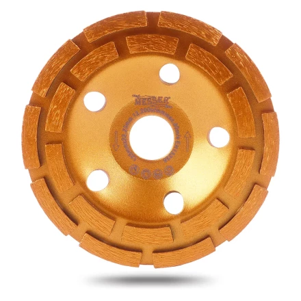 Двурядная алмазная шлифовальная чашка MESSER VZ по бетону и граниту купить в Нижневартовске