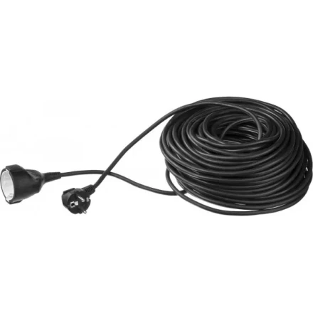 Удлинитель ЗУБР электрический, ПВС 3х1кв мм, черный, 1 гнездо, макс мощн 2200Вт, 30м 55013-30 купить в Нижневартовске