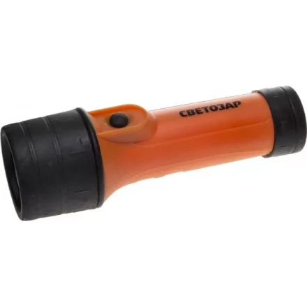 Фонарь СВЕТОЗАР ручной с ABS-корпусом и кольцом, криптоновая лампа, 2xD SV-56385 купить в Нижневартовске