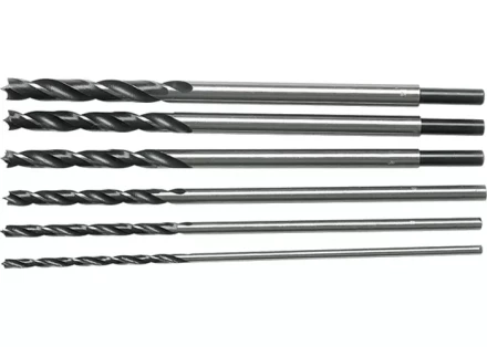 Набор сверл по дереву 6-8-10-12-13-14 мм L 300 мм 6 шт цилиндрический хвостовик SPARTA 702305 купить в Нижневартовске