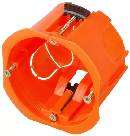 Коробка установочная СВЕТОЗАР для полых стен, макс. напряжение 400В, с пластиковыми лапками, 68х47мм SV-54913 купить в Нижневартовске