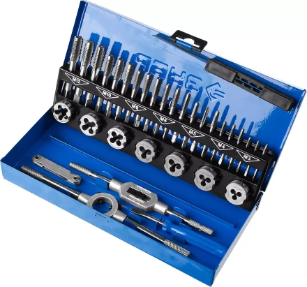 Наборы комплектных метчиков и плашек сталь Р6М5 серия ПРОФЕССИОНАЛ купить в Нижневартовске