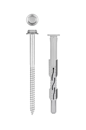 ЗУБР ФД-Ц 10 x 120 мм, фасадный дюбель, нейлон/цинк, 50 шт (301455-120) купить в Нижневартовске