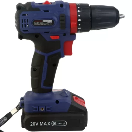 Аккумуляторная дрель-шуруповерт Диолд ДЭА-20ЛИ-02 У (ударная) купить в Нижневартовске