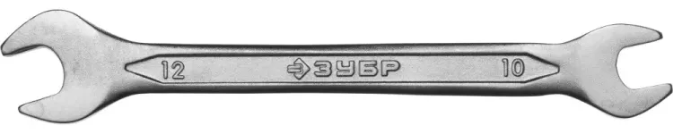 Ключ ЗУБР "МАСТЕР" гаечный рожковый, Cr-V сталь, хромированный, 10х12мм 27010-10-12 купить в Нижневартовске