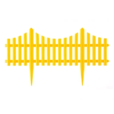 Забор декоративный Гибкий 24 x 300 см желтый Palisad 65016